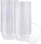 PLASTICPRO 6 oz Hard Plastic Dessert Bowls, Premium Quality Disposable Clear Bowls, Pack of 100