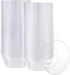 PLASTICPRO 6 oz Hard Plastic Dessert Bowls, Premium Quality Disposable Clear Bowls, Pack of 100