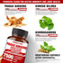Korean Red Panax Ginseng 7500mg with Ginkgo Biloba & Ashwagandha - Energy, Memory & Immune Support Supplement - 90