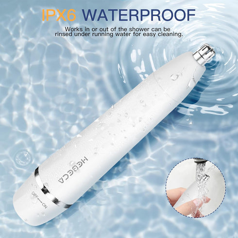 Nose Hair Trimmer for Women, Men, Electric Rechargeable Eyebrow Trimmer, Portable Waterproof Facial Hair Removal