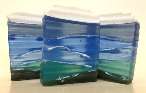 Ocean Breeze Soap Bar, Hand Made Natural Relaxing Calming Moisturizing Body and Skin