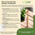 Bamboo Screwable Toothbrush, Two-Piece Design, Soft BPA-Free Bristles & Portable Case, Eco-Friendly for Travel & Daily