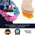Scrub Brush - Stiff Bristle Brush for Deep Cleaning, Nylon Brush with Hard Bristle, Utility Hand Brush for Indoor and