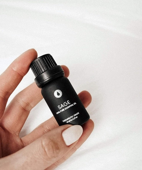 Bursera Organic Sage Essential Oil 10ml - 100% Pure USDA Organic for Aromatherapy, Diffuser & Skin