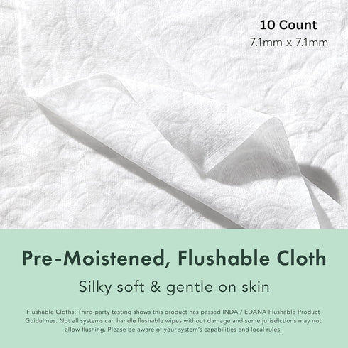 Rael Feminine Care, Period Essential for Women - Organic Cotton Cover Regular & Overnight Pads for Women, Regular Panty
