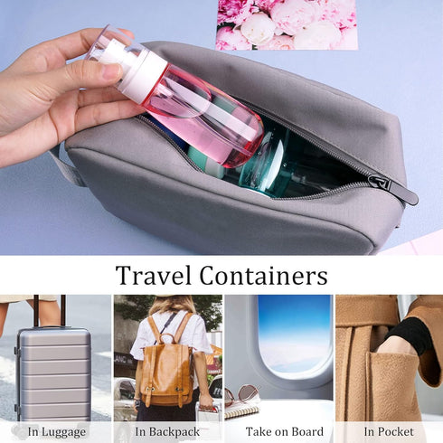 Cosywell Fine Mist Spray Bottle, 3.4oz Empty Cosmetic Refillable Travel Container for Skincare