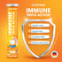 nutrazul Immune Triple Action Effervescent Tablet - 1000 mg Vitamin C, Vitamin D, Zinc, Orange 20's (Pack of 3), Gluten