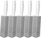 AZEN 5 Pack Pumice Stone, Pumie Scouring Stick with Handle, Hard Water Stain Remover for Toilet, Bathroom, Kitchen