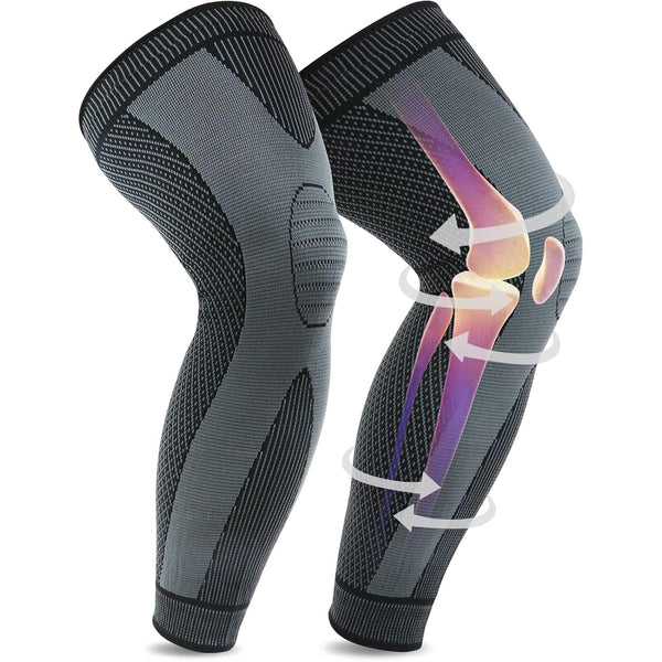 beister Full Leg Sleeve, Knee Braces for Pain Relief, Compression Sleeves for Meniscus Tear, ACL, Arthritis