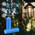 winbasic 3.2v LiFePo4 700mAh (8 Pack) AA Rechargeable Solar Battery Low Self-Discharge for Solar Lights, Wall Lantern