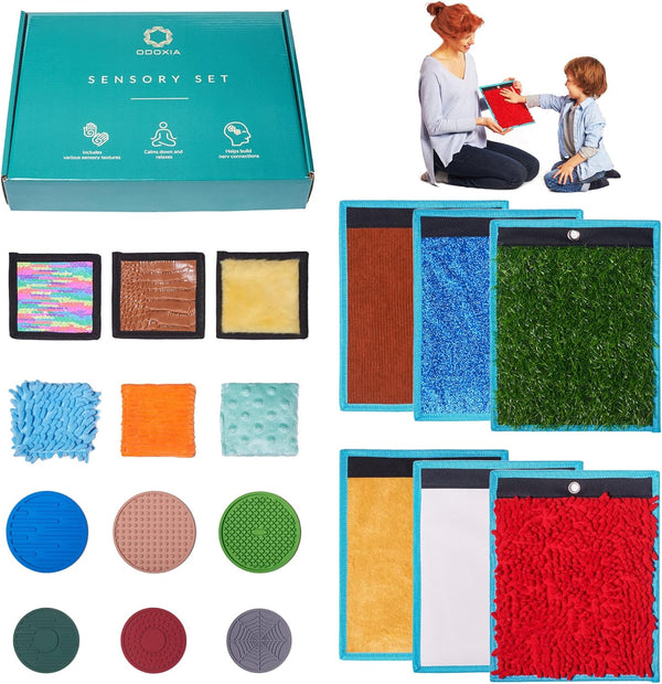 ODOXIA Sensory Mats for Autistic Children | Sensory Tiles for Kids |