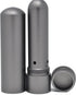 Prime Natural Essential Oil Aluminum Alloy Nasal Inhaler, Refillable with 5 Cotton Wicks - Space Gray