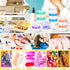 MotBach 40 PCS 15g Empty Plastic Containers, Small Makeup Sample Jars with Colored Lids for Travel Cosmetic