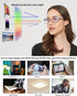 EYEURL Cat Eye Reading Glasses for Women, Blue Light Blocking 3 Pack Computer Readers 1.75 with Spring Hinge