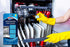 Glisten DT0312T Dishwasher Cleaner & Freshener, 3 Tablets, Clear, 3 Count