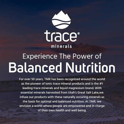 Trace Minerals Power Pak Electrolyte + Immunity Boost Drink Packets - 30 Packets with 1200 mg Vitamin C, Elderberry,
