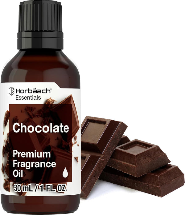 Horbaeach Chocolate Fragrance Oil, 1 fl oz (30ml) for Diffusers, Candle and Soap Making, DIY Projects