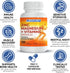 Magnesium Zinc Supplement with Vitamins B6, B9, High Absorption for Immune Support, 120 Capsules.