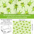 JarThenaAMCS 10 Sheet Cute Frog Wrapping Paper -Not Roll- Lotus Leaf Lotus Flower Gift Wrap Paper Bulk Green Folded Flat DIY Craft Paper for Birthday Baby Shower, 19.7 x 27.6 In