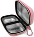 CASEMATIX Pink Insulated Travel Bag Case for Asthma Inhaler, Compatible with Chamber Inhaler Spacer, Masks, and More -