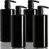 Youngever 4 Pack Empty Shampoo Pump Bottles, 24 Ounce Plastic Cylinder with Lockdown Leak-Proof Pumps