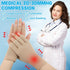 Woanger 2 Pairs Seamless Lymphedema Compression Gloves 20-30 mmHg Fingerless Gloves
