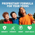 Whole Food Multivitamin for Teens, Plant Based with 62 Superfoods, Vegan & Vegetarian, 60 Capsules