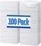 FIXSMITH White Microfiber Cleaning Cloth, Pack of 100, 11.5"X11.5" Cleaning Rags for