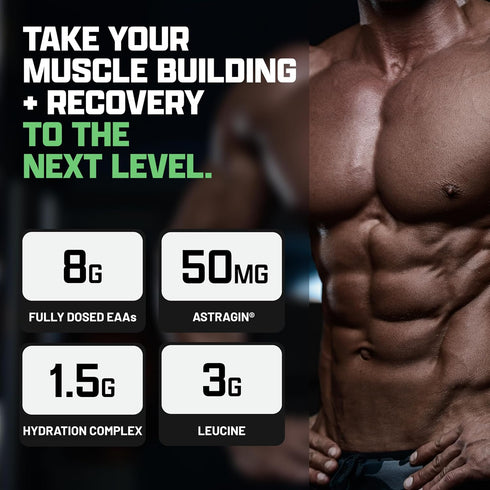 Nutrex Research EAA Hydration Powder | EAAs + BCAAs for Muscle Recovery, Strength, Endurance | 8G Essential Amino Acids