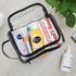 Rough Enough Clear Makeup Toiletry Bag, Large Cosmetic Organizer with Zipper for Women Travel