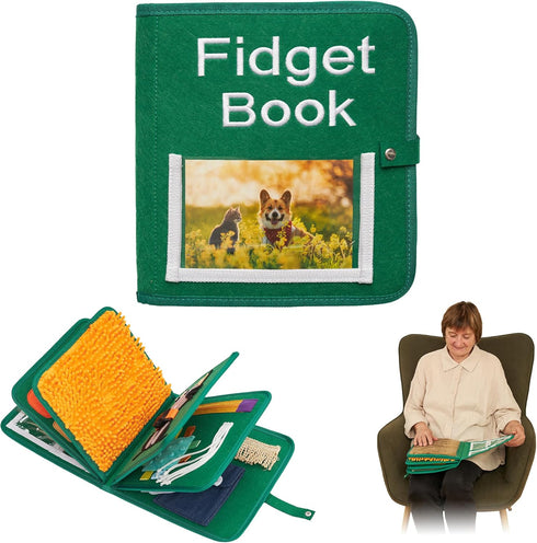 Fidget Book for Elderly | Fidget Blanket for Dementia | Dementia Products