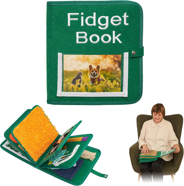 Fidget Book for Elderly | Fidget Blanket for Dementia | Dementia Products