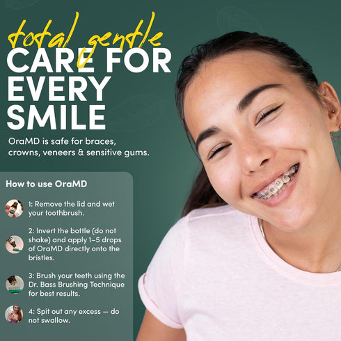 OraMD Original Tooth Oil - All-Natural Solution for Healthy Gums, Fresh Breath & Sensitive Teeth (1-Pack)