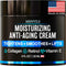 Mens Face Moisturizer Cream - Anti Aging & Wrinkle with Collagen, Retinol, Vitamins E, Jojoba Oil - 4 oz