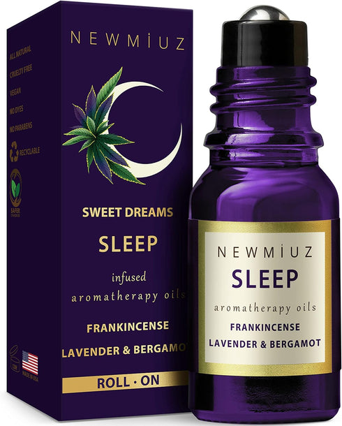 Sleep Well Roll On Essential Oil Anti Stress Calming Aromatherapy Stick Blend