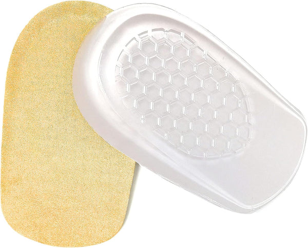JKcare Gel Heel Lifts, 1/2 Inch Height Increase Insoles for Women, Small Shoe Inserts for Leg Length Discrepancy