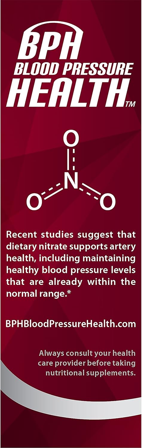 Blood Pressure Health Maintenance Dietary Supplement, 60 Count, Purple Beetroot Caplets