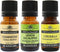 Plantlife Pest Set 3-Pack (Cedarwood, Lemon Eucalyptus, and Citronella) Aromatherapy Essential Oil