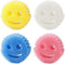 Funny Scratch Dish Smiley Sponge, Remove Stain & Odor, Durable Household Kitchen Cleaning Cotton, 4PCS