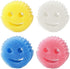 Funny Scratch Dish Smiley Sponge, Remove Stain & Odor, Durable Household Kitchen Cleaning Cotton, 4PCS
