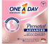 One A Day Women's Prenatal Advanced Multivitamin, Brain Support with Choline, Folic Acid, Omega-3 DHA & Iron, 60 Count