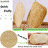 Natural Loofah Kitchen Sponge, 6 Pcs, 100% Plant Fibers Vegetable Scrubber, Eco Friendly