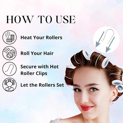 Sta-Rite Medium Hot Roller Clips for Electric Rollers