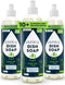 Puracy Dish Soap, 16 Fl Oz, Pack of 3 - Green Tea & Lime, 99.96% Plant-Based, Skin Friendly