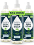 Puracy Dish Soap, 16 Fl Oz, Pack of 3 - Green Tea & Lime, 99.96% Plant-Based, Skin Friendly