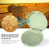 Retainer Case, Slim Aligner Case, Natural wheat straw material (Green)