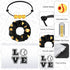 Hicarer 36 Pieces Softball Team Gifts Set, Includes Bracelets, Pouch Makeup Bags, Scrunchies for Women Men