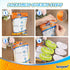 KEEPOW Reusable Dry Sweeping/Wet Mopping Cloths, Compatible with Swiffer Sweeper, 6-Pack Washable Microfiber