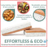 bioGo White 12 Pack Biodegradable Kitchen Sponges - Eco-Friendly Natural Cellulose Dish Sponges