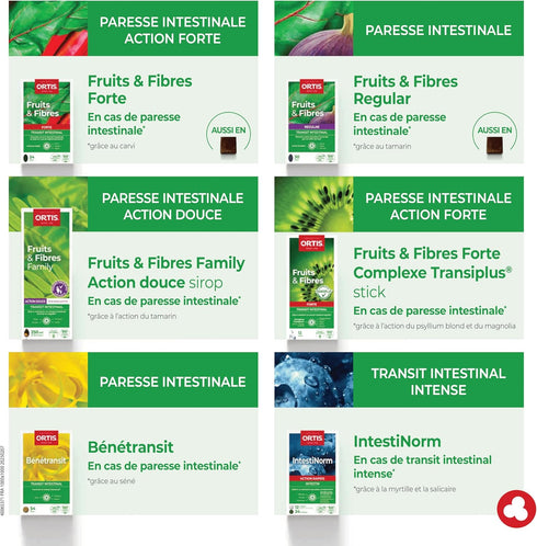 Ortis 24 Fruits & Fibres Regular Cubes